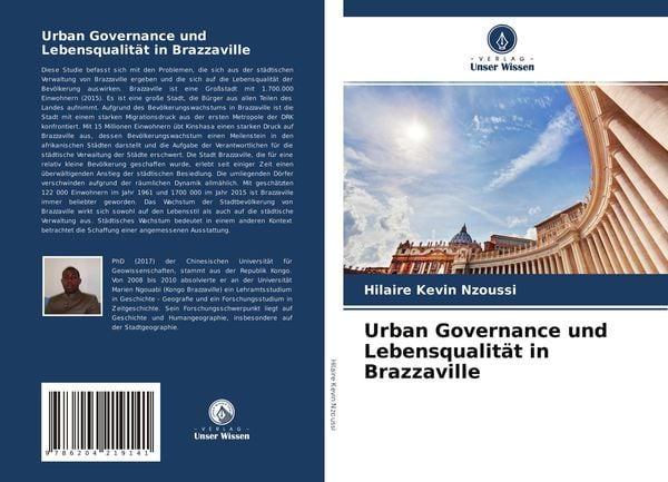 Produktbild: Urban Governance und Lebensqualit&auml;t in Brazzaville