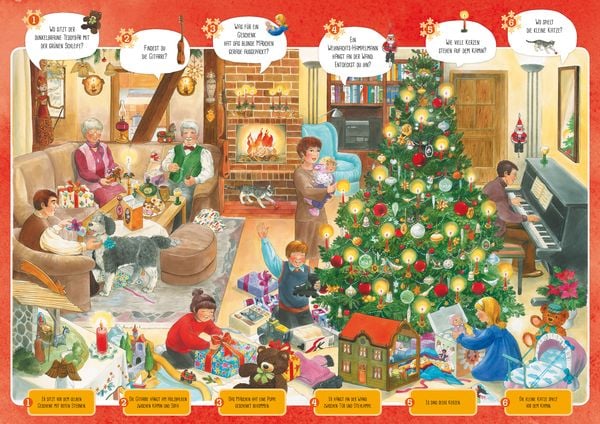Produktbild: Weihnachtswimmelbuch