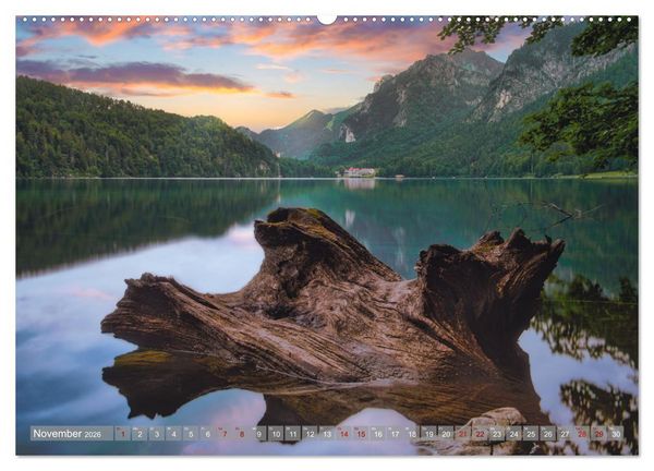 Produktbild: Verzauberte Bergwelten (hochwertiger Premium Wandkalender 2026 DIN A2 quer), Kunstdruck in Hochglanz
