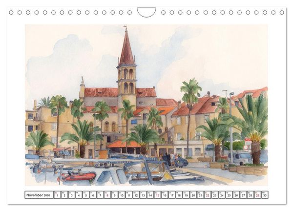 Produktbild: Vielf&auml;ltiges Urlaubsland Kroatien (Wandkalender 2026 DIN A4 quer), CALVENDO Monatskalender