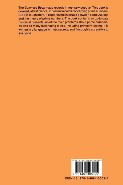 Produktbild: The Book of Prime Number Records