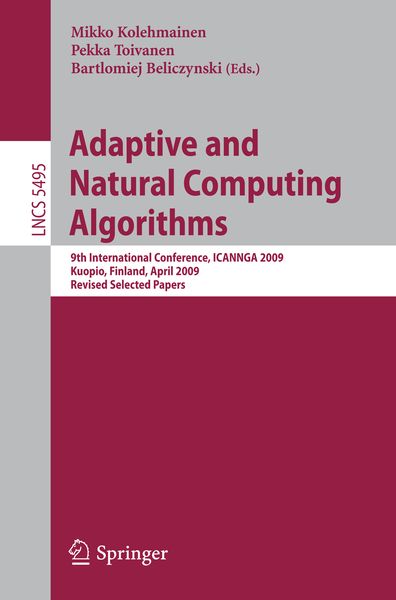 Produktbild: Adaptive and Natural Computing Algorithms