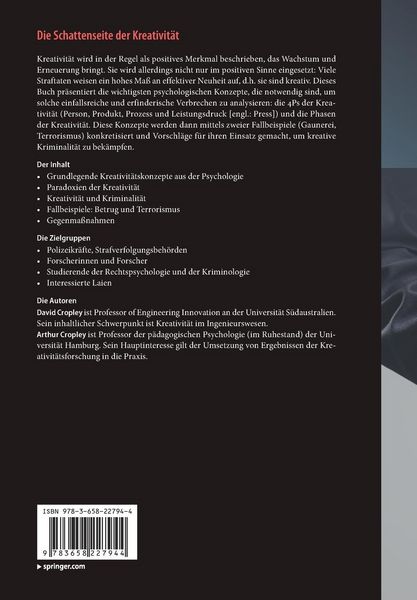 Produktbild: Die Schattenseite der Kreativit&auml;t