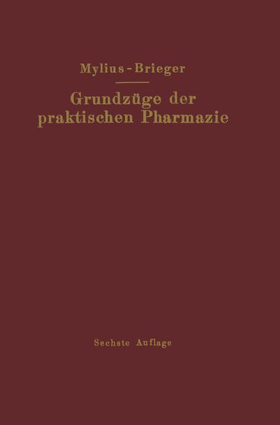 Produktbild: Grundz&uuml;ge der praktischen Pharmazie