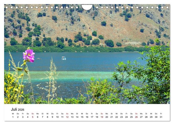 Produktbild: Kretas Traumlandschaften (Wandkalender 2026 DIN A4 quer), CALVENDO Monatskalender