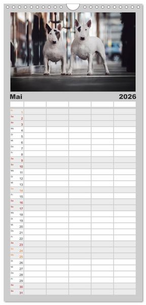 Produktbild: Familienplaner 2026 - Listenhunde - mehr als nur eine Kategorie mit 5 Spalten (Wandkalender, 21 x 45 cm) CALVENDO