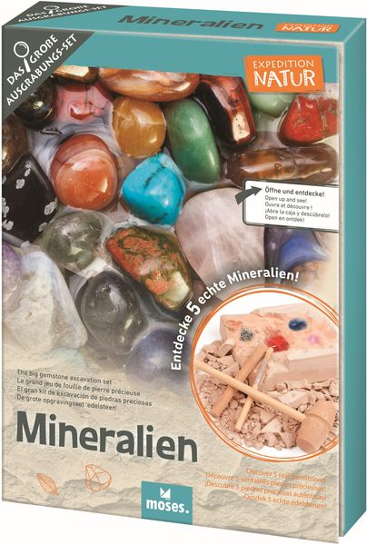 Produktbild: Expedition Natur Das gro&szlig;e Mineralien-Ausgrabungs-Set