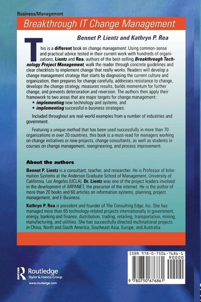 Produktbild: Breakthrough IT Change Management