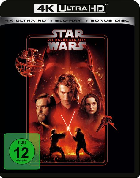 Produktbild: Star Wars Episode 3 - Die Rache der Sith (4K Ultra HD) (+ Blu-ray 2D) (+ Bonus-Blu-ray)