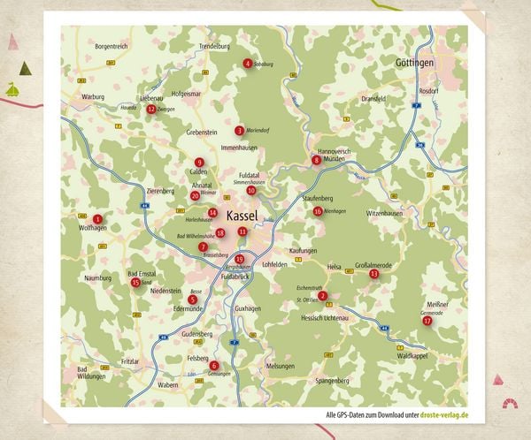 Produktbild: Rund um Kassel. Wandern f&uuml;r die Seele