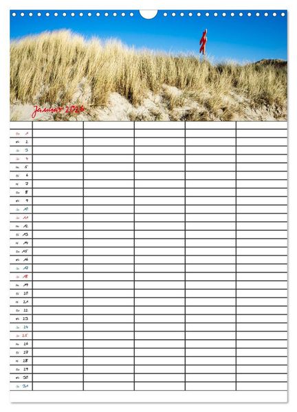 Produktbild: JUIST - DIE NORDSEEINSEL (Wandkalender 2026 DIN A3 hoch), CALVENDO Monatskalender