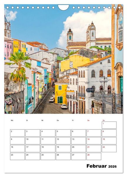 Produktbild: Salvador de Bahia - wundersch&ouml;nes Reiseziel (Wandkalender 2026 DIN A4 hoch), CALVENDO Monatskalender