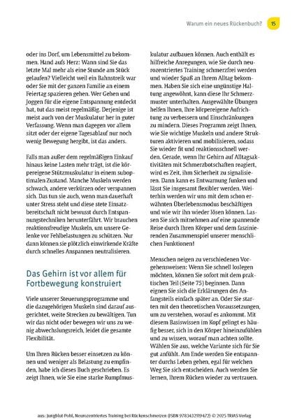 Neurozentriertes Training bei Rückenschmerzen