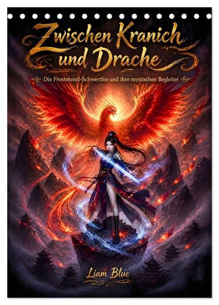 Produktbild: Zwischen Kranich und Drache (Tischkalender 2027 DIN A5 hoch), CALVENDO Monatskalender