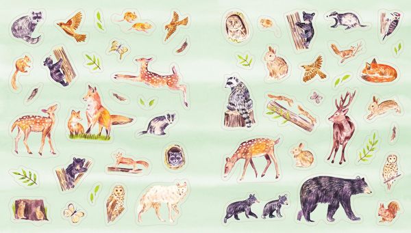 Produktbild: A Nature Lover's Sticker Book