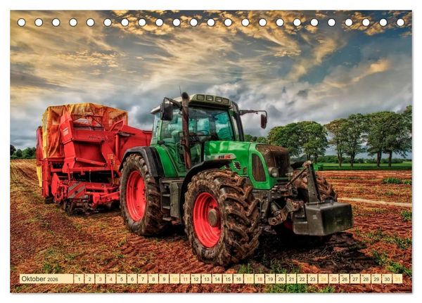 Produktbild: Landwirtschaft - die Zukunft ist digital (Tischkalender 2026 DIN A5 quer), CALVENDO Monatskalender
