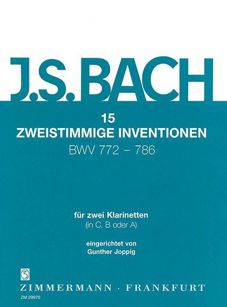 Produktbild: 15 zweistimmige Inventionen