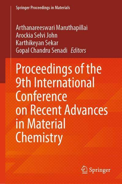 Produktbild: Proceedings of the 9th International Conference on Recent Advances in Material Chemistry