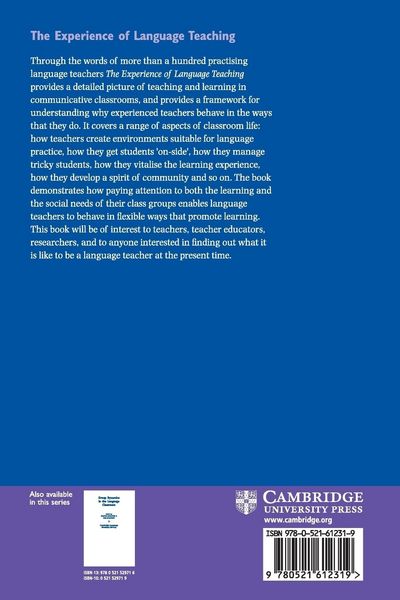 Produktbild: The Experience of Language Teaching