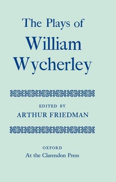 Produktbild: Plays Of William Wycherley