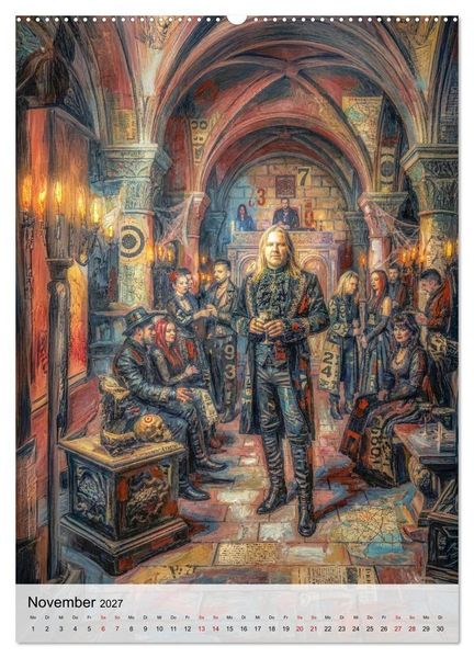 Produktbild: Echos der Nacht (hochwertiger Premium Wandkalender 2027 DIN A2 hoch), Kunstdruck in Hochglanz