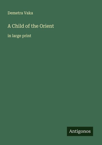Produktbild: A Child of the Orient