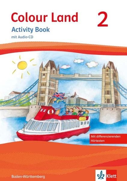 Produktbild: Colour Land. F&uuml;r den Beginn ab Klasse 1. Ausgabe 2016. Activity Book mit Audio-CD und Bildkarten 2. Schuljahr