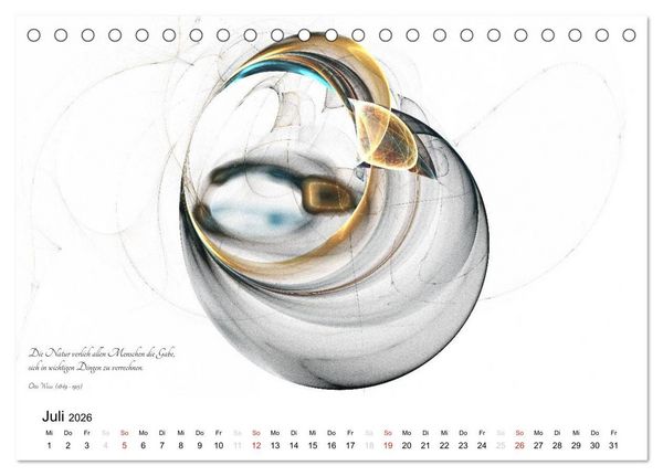 Produktbild: Mathematik - Grafiken und Zitate 2026 (Tischkalender 2026 DIN A5 quer), CALVENDO Monatskalender