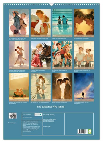 Produktbild: The Distance We Ignite (Wandkalender 2026 DIN A2 hoch), CALVENDO Monatskalender