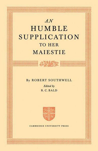 Produktbild: An Humble Supplication to Her Maiestie