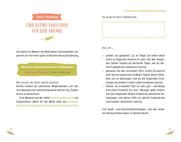 Produktbild: Nachhaltig leben &ndash; Die Challenge