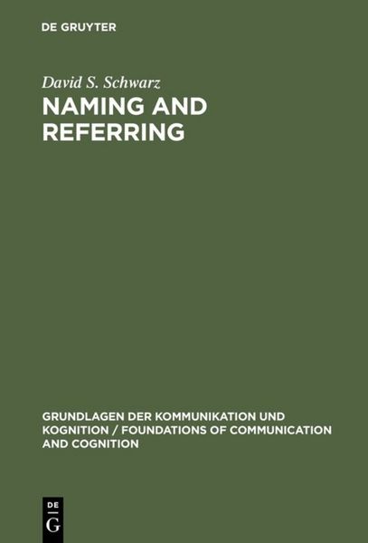 Produktbild: Naming and Referring