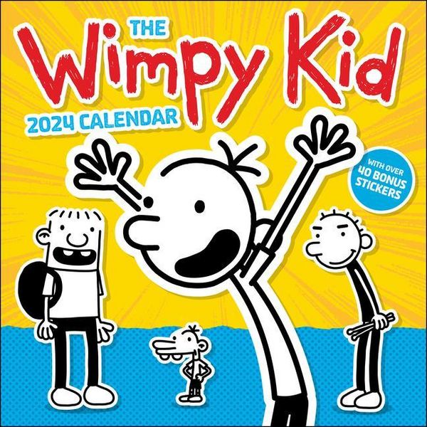 Produktbild: Kinney, J: Wimpy Kid 2024 Wall Calendar with Over 40 Bonus S