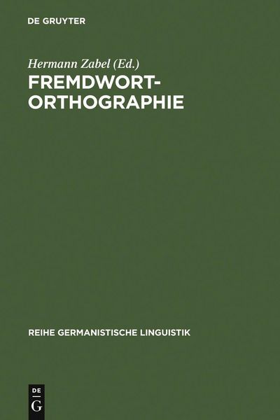 Produktbild: Fremdwortorthographie
