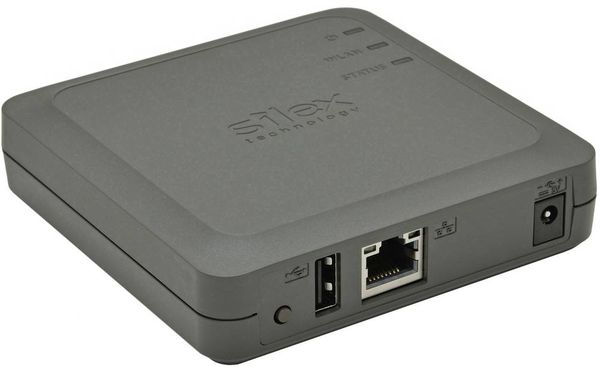 Silex Technology DS-520AN WLAN USB Server LAN (10/100/1000 MBit/s), USB 2.0, WLAN 802.11 b/g/n/a