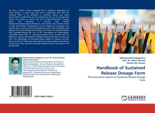 Produktbild: Handbook of Sustained Release Dosage Form