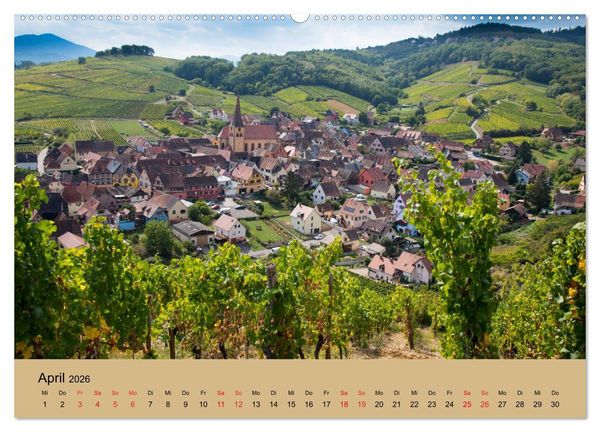 Produktbild: Landschaften im Elsass (Wandkalender 2026 DIN A2 quer), CALVENDO Monatskalender