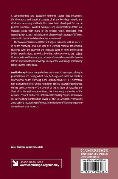 Produktbild: Claims Reserving in General Insurance