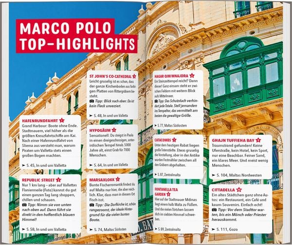Produktbild: MARCO POLO Reiseführer Malta & Gozo