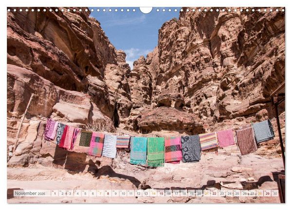Produktbild: Jordanien - Wadis - W&uuml;ste - Weltwunder (Wandkalender 2026 DIN A3 quer), CALVENDO Monatskalender