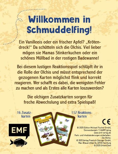 Produktbild: Kartenspiel: Die Olchis. Schleime-Schlamm und K&auml;sefu&szlig;!