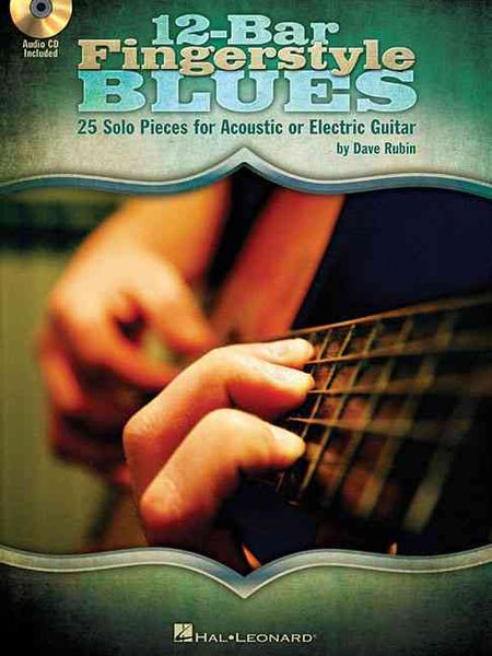 Produktbild: 12-Bar Fingerstyle Blues 25 Solo Pieces for Acoustic or Electric Guitar - Book/Online Audio