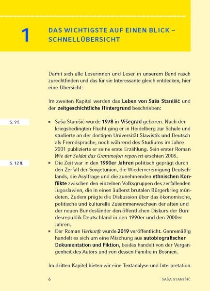 Produktbild: Herkunft - Textanalyse und Interpretation