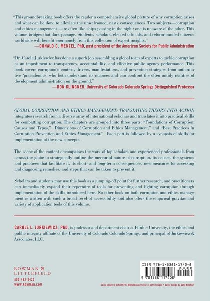 Produktbild: Global Corruption and Ethics Management