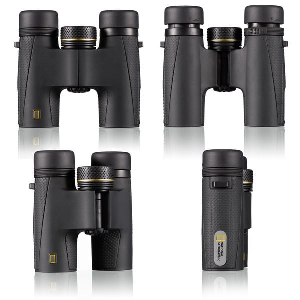 Produktbild: National Geographic 9076550 - Taschenfernglas 10x25, mit hochwertigen BaK-4-Prismen, Fernglas mit Tasche und Trageriemen