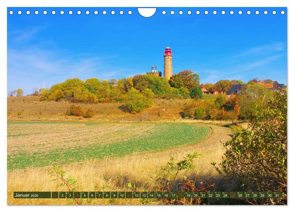 Produktbild: Kap Arkona und das alte Fischerdorf Vitt (Wandkalender 2026 DIN A4 quer), CALVENDO Monatskalender