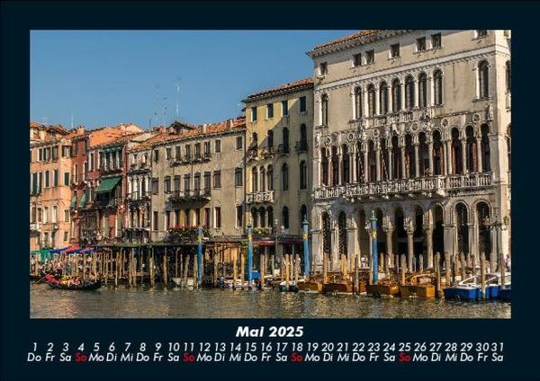 Produktbild: Venedig 2025 Fotokalender DIN A5