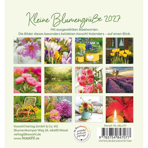 Produktbild: Kleine Blumengr&uuml;&szlig;e 2027