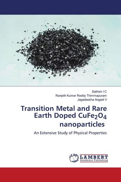 Produktbild: Transition Metal and Rare Earth Doped CuFe2O4 nanoparticles