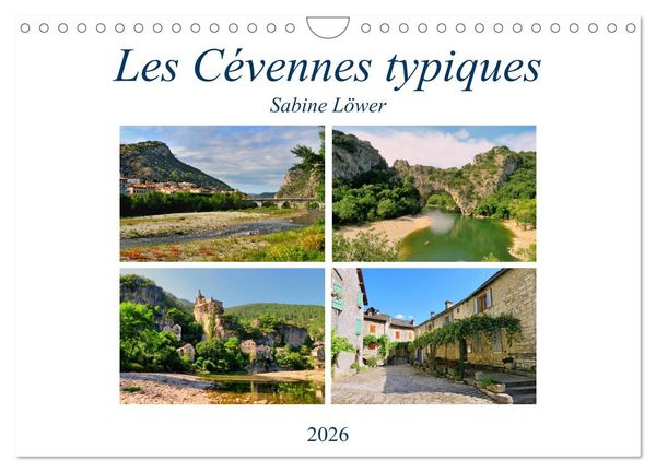Les Cévennes typiques (Calendrier mural 2026 DIN A4 vertical), CALVENDO calendrier mensuel